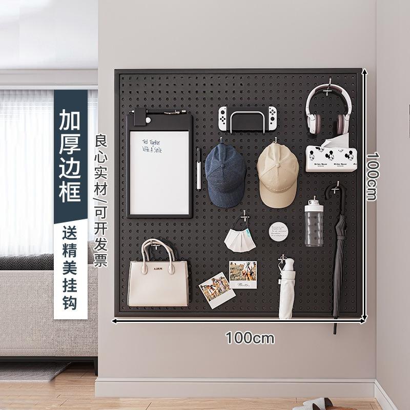 Kitchen Perforated Storage Rack, Wall-mounted Knife Rack, Chopstick Holder, No-drill Space-saving Organizer,Sturdy and Practical