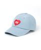 Makeuni Corduroy Heart Deep Ball Cap Sky Blue
