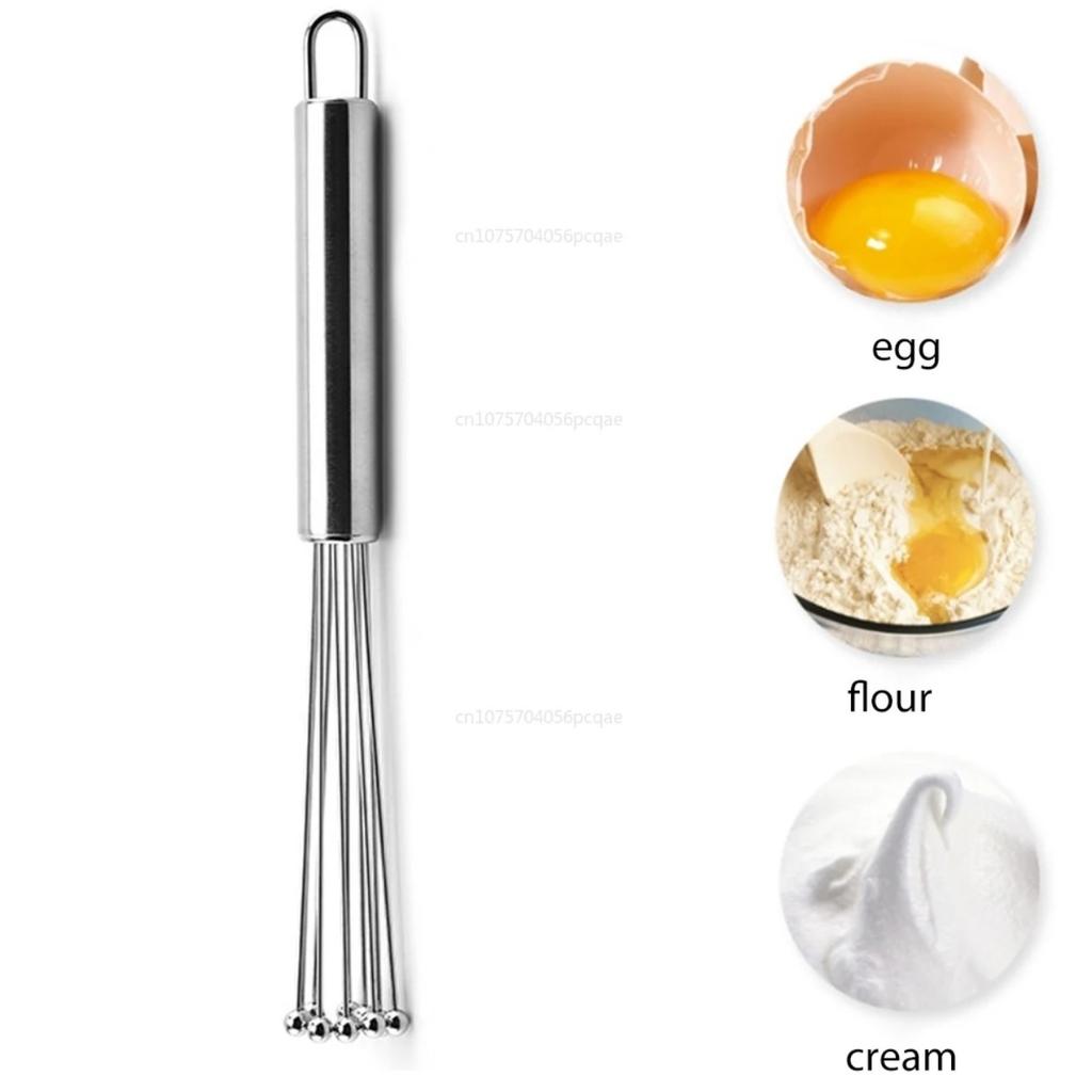 Stainless Steel Egg Stirring Rod Whisk Manual Butter Butter Flour Mixing Kitchen Mixer Baking Tools Cooking Tools