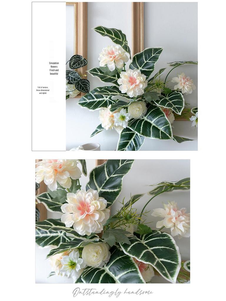 Floral Art Photo Frame Set for Wall and Window Decoration