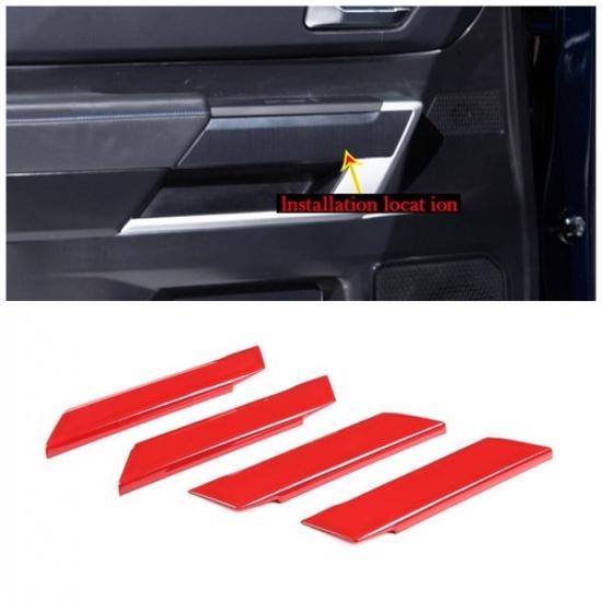 Exterior Side Door Handle Tailgate Cover Trim Fit For Toyota Tundra -2024