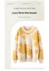 Retro Jacquard Cashmere Women's Round Neck Sweater - 2025 Autumn/Winter Collection