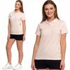 Women's Cotton Polo Shirt with Collar MORAJ M PINK