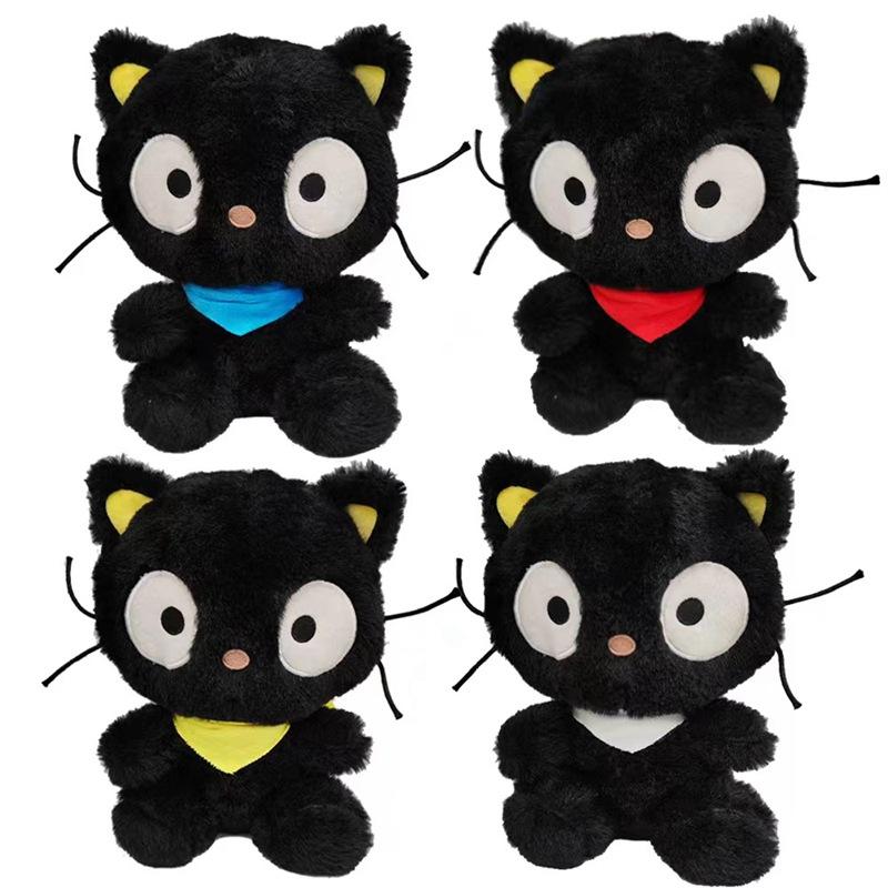 10Pcs New Kawaii Chococat Plush Chocolate Cat Cute Plush Doll Toy Children's Soothing Toy Birthday Gift