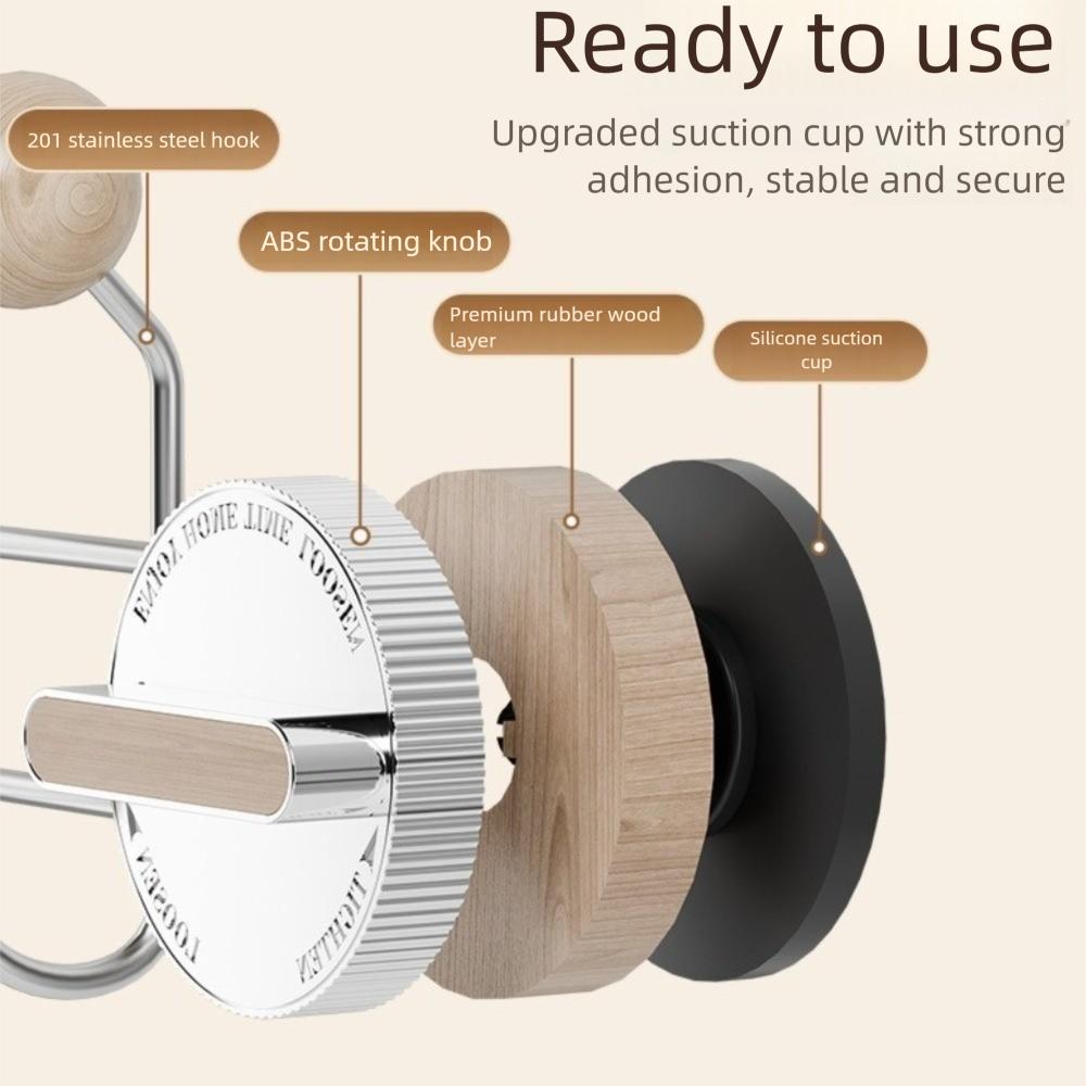 No-Punch Key Storage Rack Wall Mounted Clothes Coat Hooks Door Rear Hooks  Living Room
