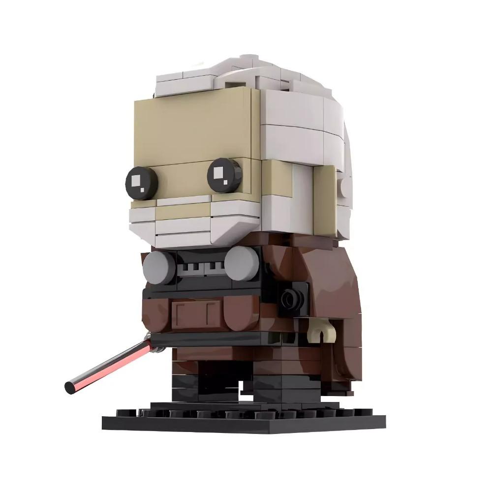 GSBAN Space MOC Wars Movie Brickheadz Figures Obi Maul Model Building Blocks Toys For Children Toy Kids Gifts Bricks