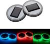 LED Coaster LED Cup Holder Lights 2 Pack 7 Colors Luminous Cup Pad LED