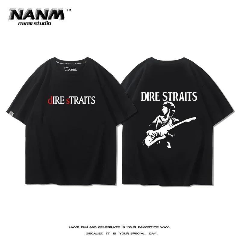 Blues Rock Hiphop Print 100 Cotton Men Women Tshirt Summer Autumn Daily Outdoor Sports Party Casual Loose Street Shortsleeve