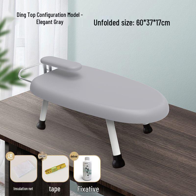 Compact Folding Universal Ironing Board - Mini Electric Mat Table for Clothes