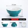 Diruian Two-Tone Melamine Noodle Bowl for Commercial and Home Use