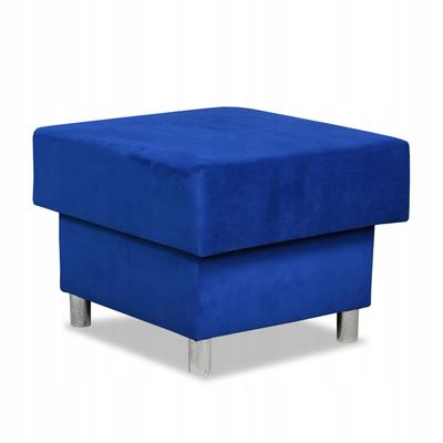 Large Pouf Pouf Seat Alicja Family Furniture Container Bonell Blue
