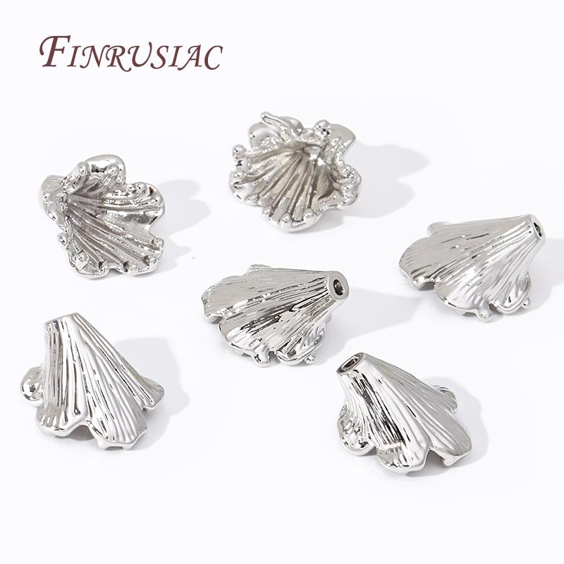 Morning Glory Shape Beads Caps 18K Gold Plated Flower Cap High Quality DIY Jewelry Making Necklace Earring Accessories For Women