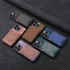 Denim Pattern Card Slot Leather Case for iPhone 15 14 Plus 13 12 11 Pro XSMax 8P 7P for Samsung S23 S22 S21 S20 Ultra Plus Note20Ultra A14 A54 A13 A53