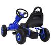 Pedal Go Kart with Pneumatic Tires Blue