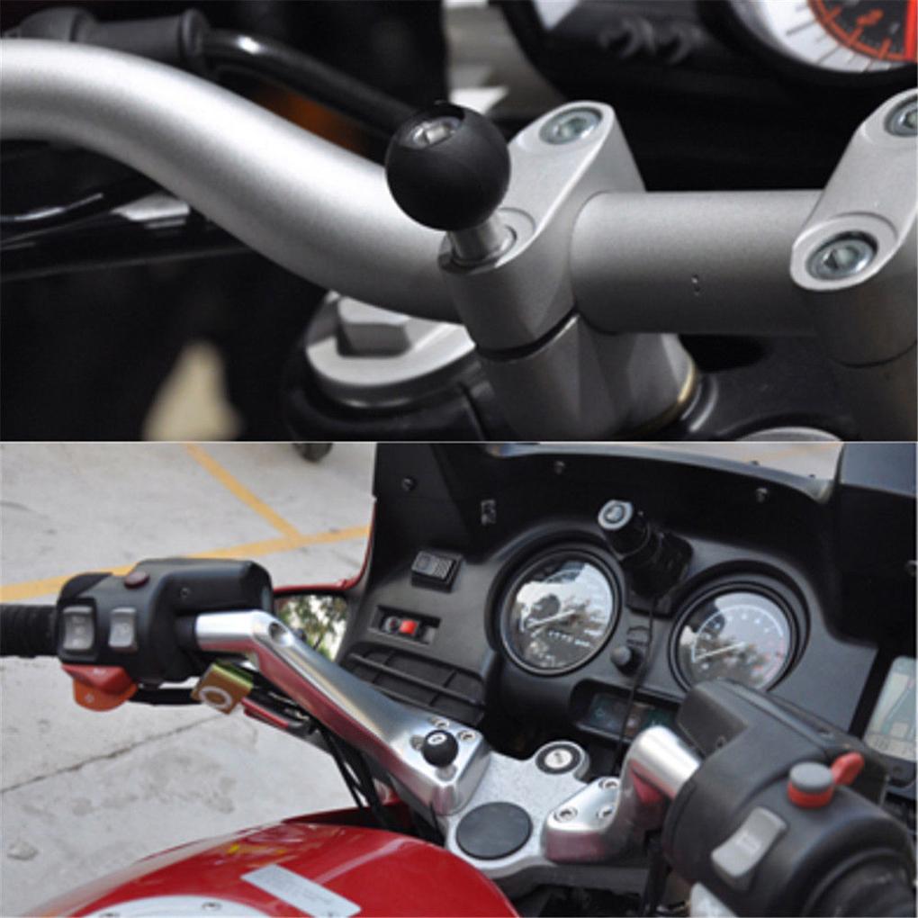Motorcycle Handlebar Clamp Phone Holder Base Supporter Steady Bracket
