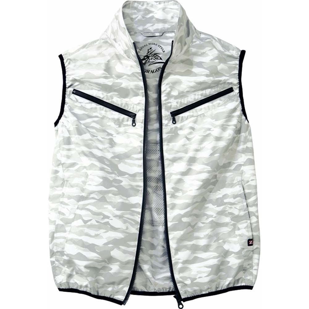 Jichodo Z-DRAGON Air-Conditioned Vest 74070 Silver Camouflage, SS Size