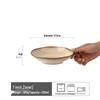 Japanese Retro Ceramic Open Bowl – Glossy Vegetable, Salad & Soup Bowl, Simple Large Tableware