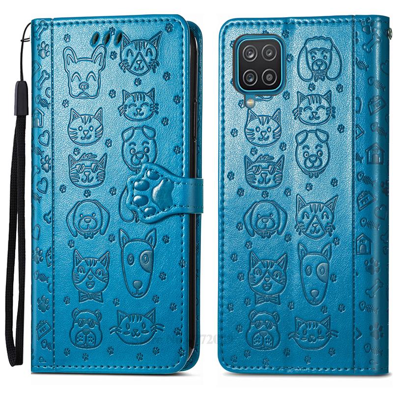 SamsungA12 Case For Samsung Galaxy A12 Wallet Leather Flip Phone Case For Samsung A12 A 12 Case Protective Cover Coque Fundas