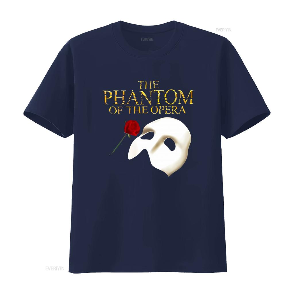 Phantom Of The Opera Musical Logo Unisexs White T Shirt Size S 3xl Stylish Comfortable Unique Design Vintage Washed Casual