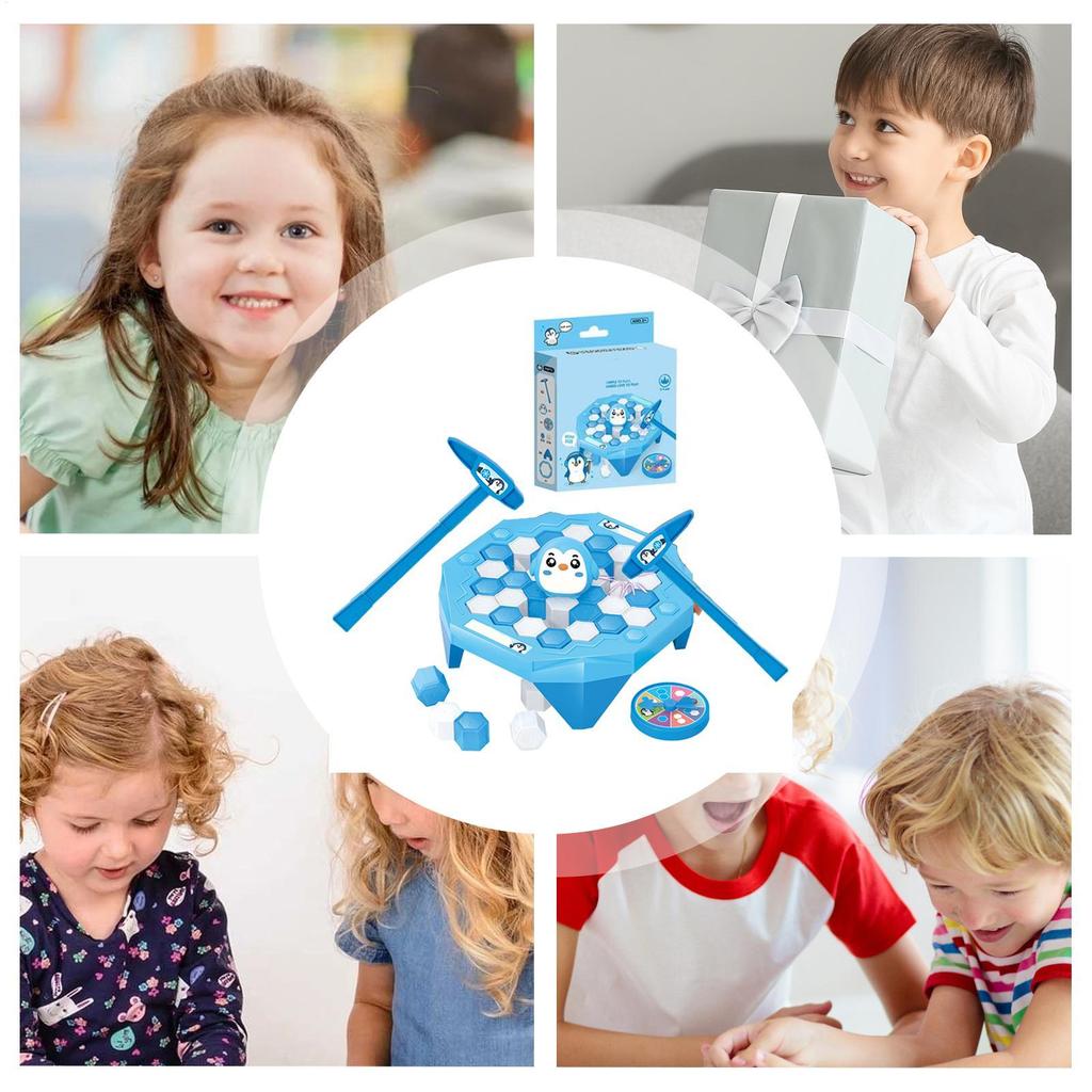 Ice Board Game Save Penguin Knocking Ice Toy Parent Child Interactive Party Board Game Improve Reaction Ability Family Games