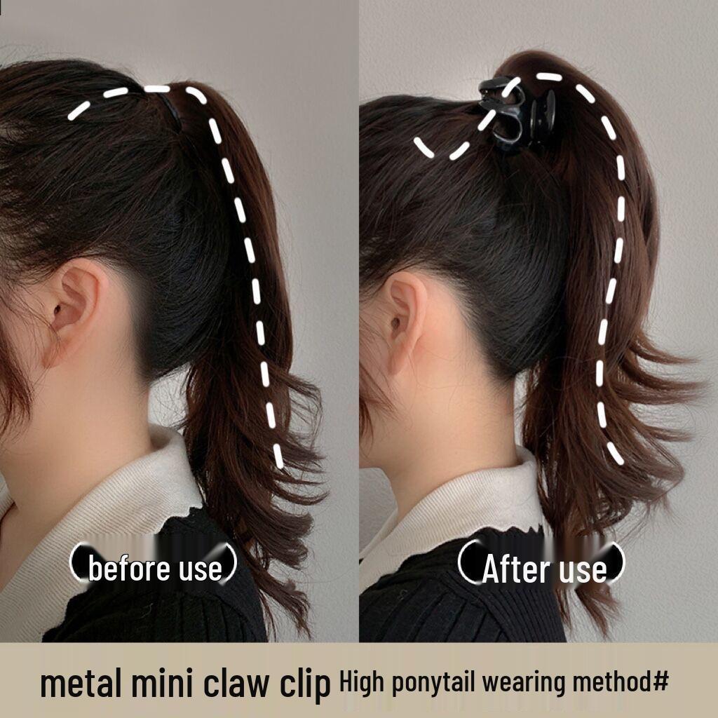 Pumpkin Claw Hair Clip for Women – Bun, Ponytail, and Bangs Fixing Accessory
