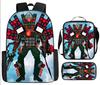 Skibidi toiletman schooltas titan monitorman rugzak schoudertas etui driekoppige set