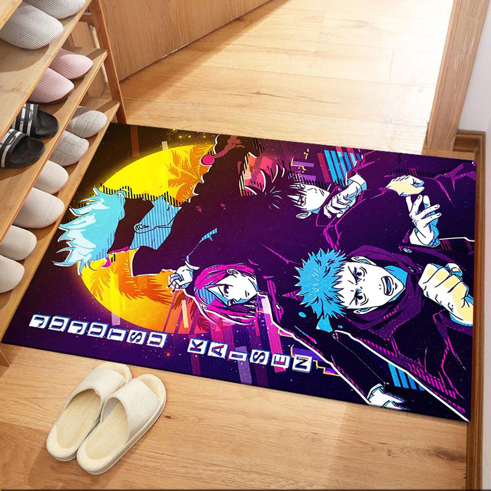 Jujutsu Kaisen: Battle Begins Square rugs are a great choice for living rooms, bedrooms, home décor, and as gifts.