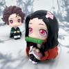 Demon Slayer Blade Sitting Posture Nidou Tanjirou  Anime Figure Cartoon Desk Decor Ornament Model Gifts