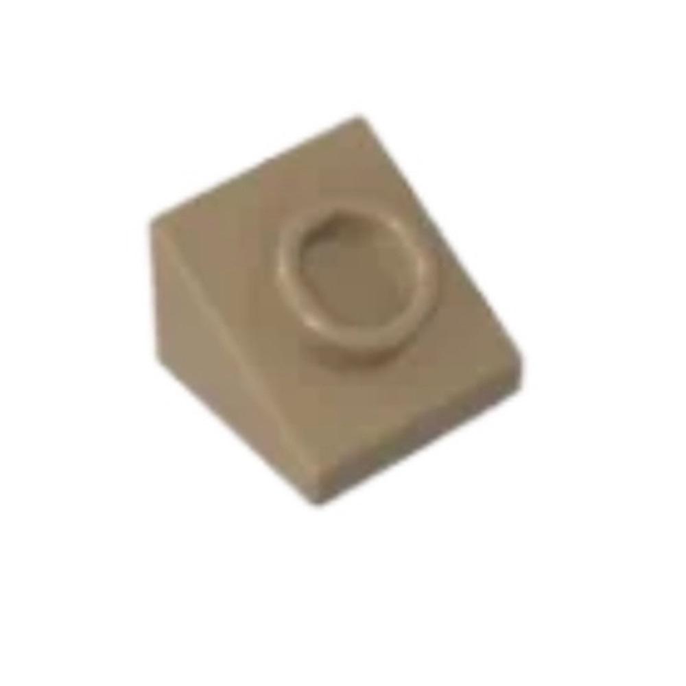 Non-Toxic Moc 10Pcs 90254 1X1X2/3 Bevel With Dot Building Blocks Kit 1632 Compatible Bricks Particle Puzzle Diy Toy Children Birthday Gift