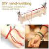 2026New Diy Bracelet Red Rope Solid Wood Braiding Frame Handmade Fixed Tools Braided Rope Artifacts Fixed Plate