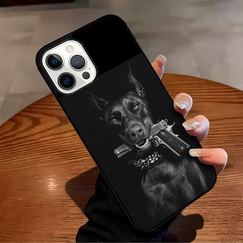 Doberman dog Phone Case For iPhone 17 Air 16 15 14 13 12 11 Pro Max Max Plus Bumper Case Cover