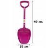 Megadidi Sturdy Sand Shovel for the Beach 49 Cm Polish Production