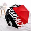 1pc Scarface Automatic Open Close Umbrella  Windproof Canopy, Automatic Open Close Button10164