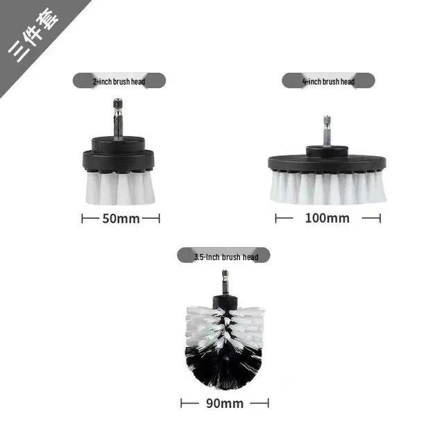 6-Piece Electric Drill Brush Set: Multi-Functional Cleaning for Kitchen, Bathroom, and Car.