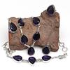 Set Amethyst Pendant Earrings Girls  Earring Necklace Sterling