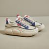 Spring White Shoes New Sports Running Female Student Height-enhancing Casual Shoes