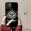 Classic Popular Scp F-Foundation Phone Case For IPhone 17 16 15 14 13 11 12 Pro Max 16 Plus Transparent