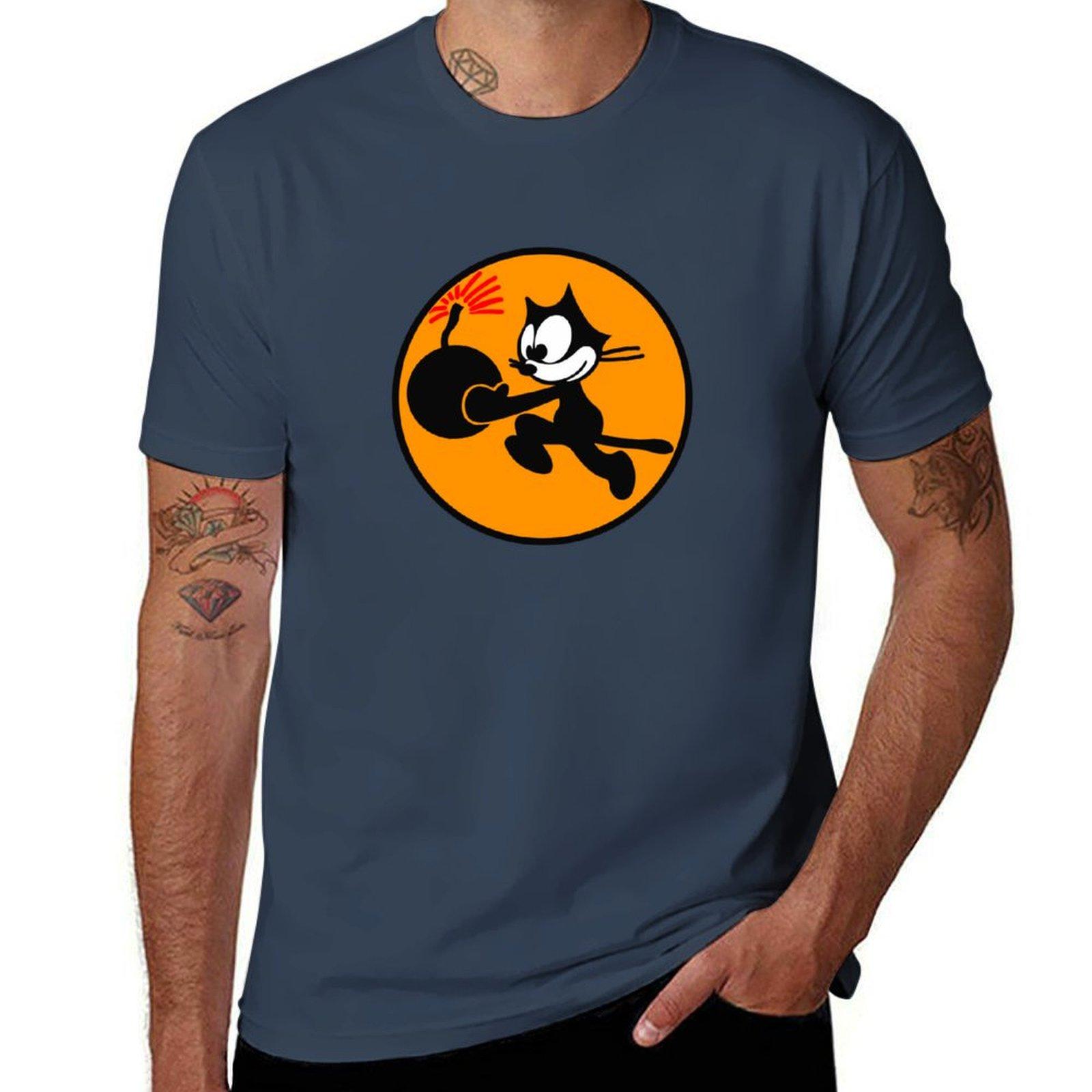 Strike Squadron USN Fighter Tomcatters Clean VFA31 Style TShirt Soft AntiShrink Cotton Tee S