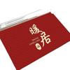 Festive Red Silicone Bottom Indoor Doormat for Entryway and Bathroom