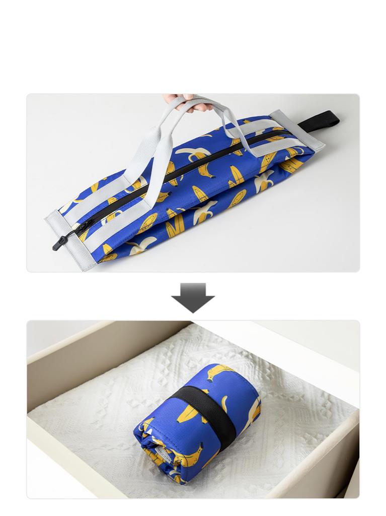 UMJCWELL Insulated Lunch Thermos Insulated Waterproof Polyester with EVA Compact and and Rolls Up for Perfect for Sports Cherry Blossom Club and Bag,