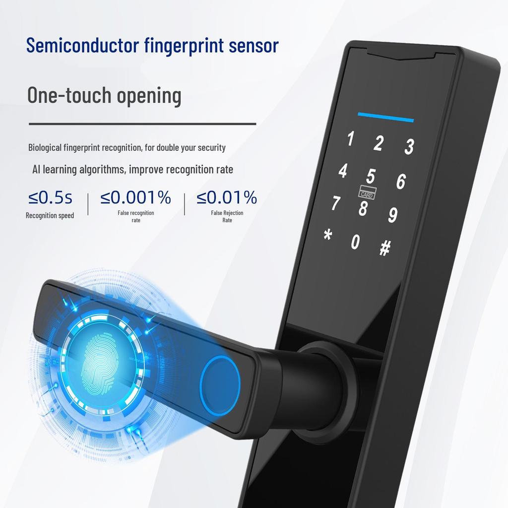 Serratura Elettronica Intelligente con Impronta Digitale per Uso Interno e Ufficio