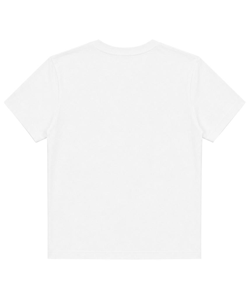LERENNE Semi Crop T-Shirt - White