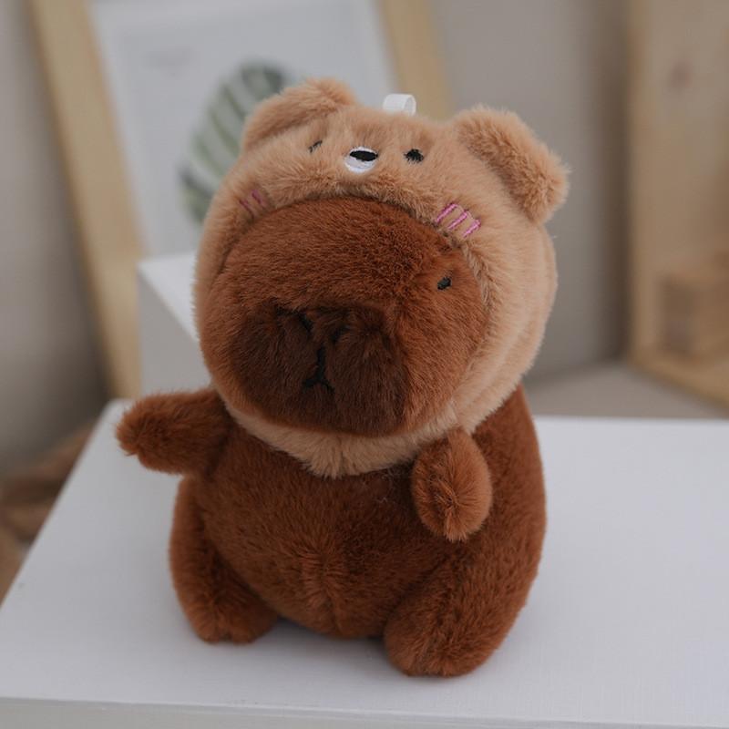 Charming Capybara Plush Keychain Soft Toy In Various Designs Ideal For Collectors And Gift Givers