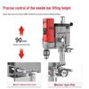 220V Mini Industrial Bench Drill Press - High Precision Multifunctional Turret Machine