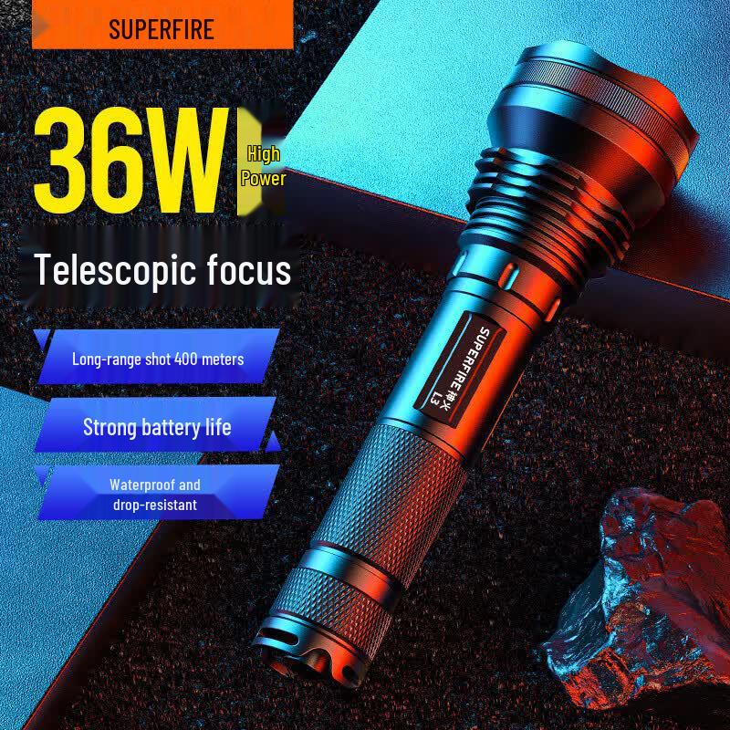 SupFire P90 Extended Zoom LED Flashlight