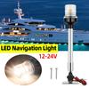 180° Rotation LED Marine Boat Light 12-24V Navigation Light Rain Proof Marine Hardware Lights Lamp for Yachts Fishing Speedboat