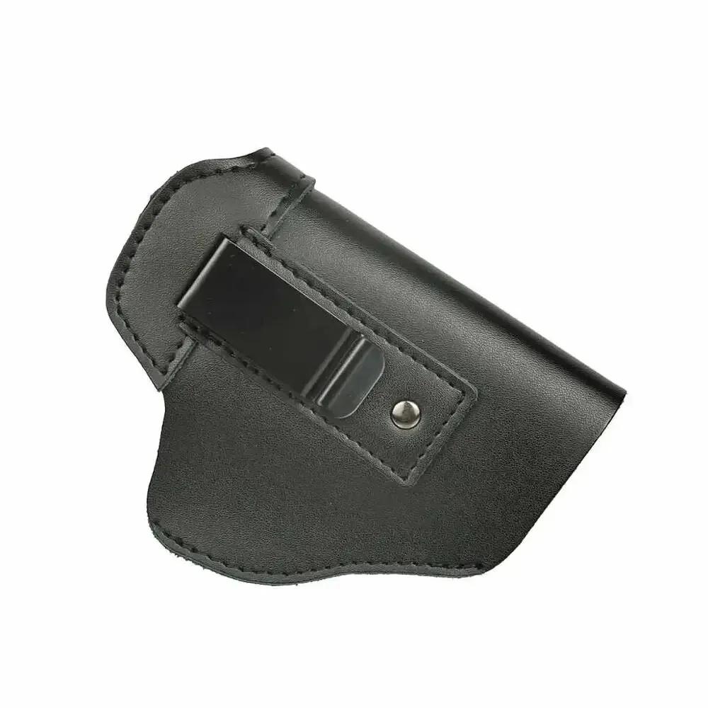 Links RECHTS Taktisches Lederholster zum verdeckten Tragen Airsoft IWB-Pistolenholster für Glock 17 19 43X Sig P365 9 mm für die Jagd
