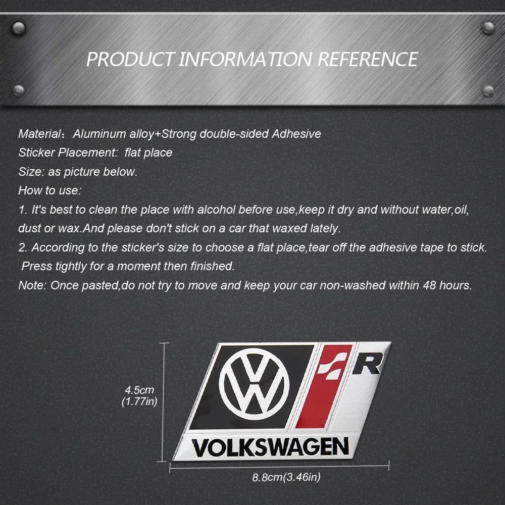 80% Horký Kovový Auto Samolepka Znak Zadní Znaky Na Kufr Pro Volkswagen Rline GTI Golf Bora Beetle Scirocco POLO Sharan Sagita