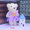 10Pcs Graduation Bouquet Bear Accessories Cartoon Bouquet Decoration Bear Doll Diy Graduation Bear Decoration