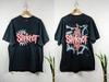 Vintage Slipknot Merch T-shirt 2000 Double Side Iowa Licensed Rare